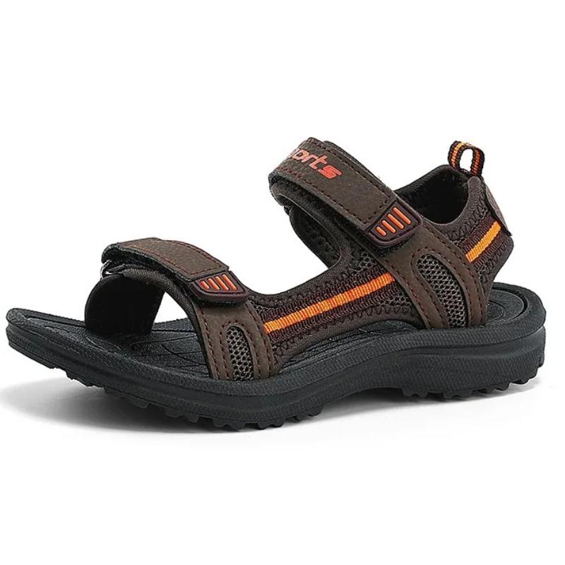 Boys Sandals Summer Children Open Toe Beach Sandals Lightweight Breathable Anti-slip Outdoor Kids Fashion Casual Walking Shoes