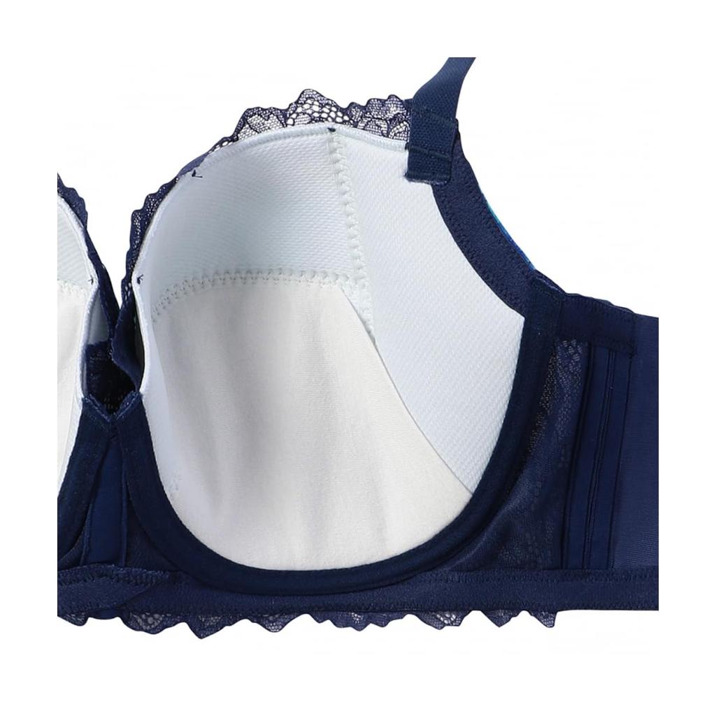 Red Label by Triumph 0120 Bra M008 Size G65 (Unpadded) (Blue)