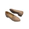 Pojedyncze buty jesień nowe niskie obcasy miękka skóra casualowy delikatny styl moda casualowe buty miękka podeszwa miękka powierzchnia
