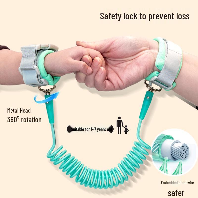 Children's Anti-Lost Backpack with Leash and Bracelet Set