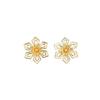 Seaside Vacation Floral Stud Earrings for Women - High-End, Elegant Style