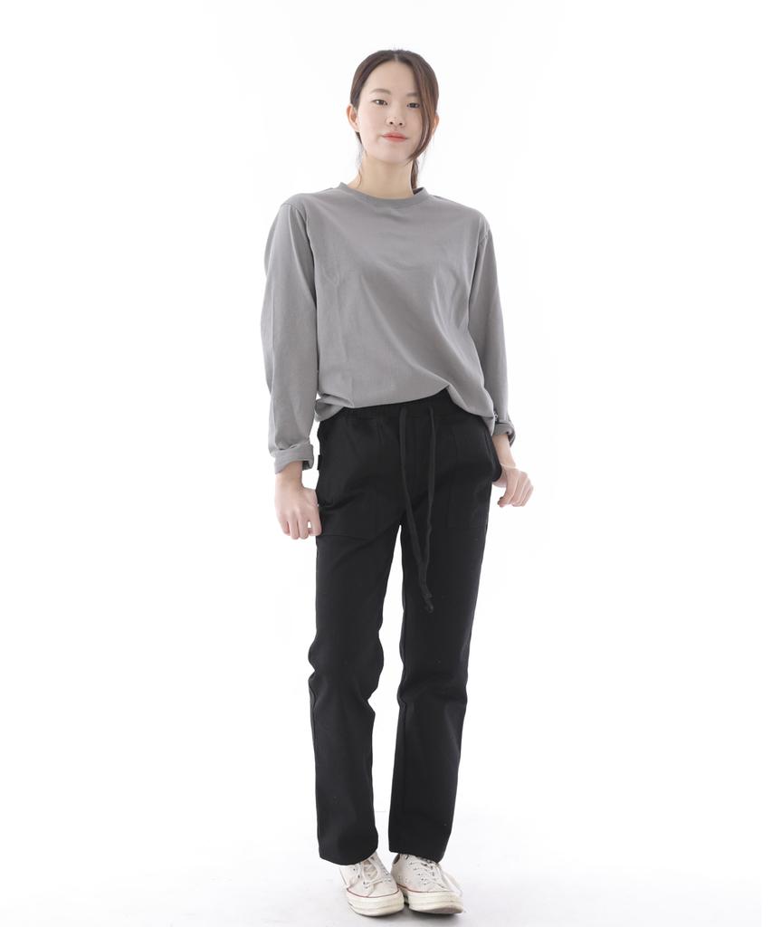 Seinteukeulu Nice Bag Straight Fatigue Pants Nsb-320 Black