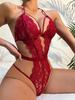 European and American New Sexy Underwear Lace Sex Pajamas Women's Slim Waist Onesie