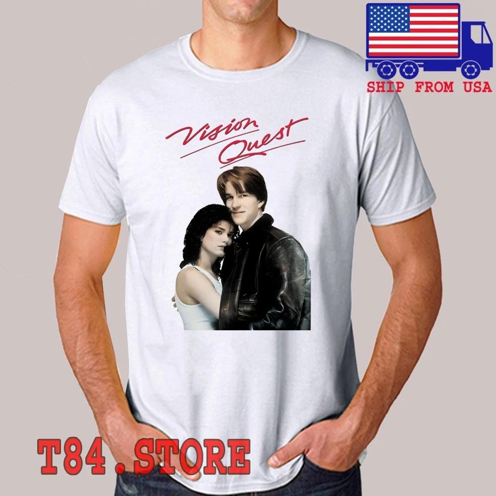 Vision Quest Retro Movie Men s White Size S to 5XL 2XL