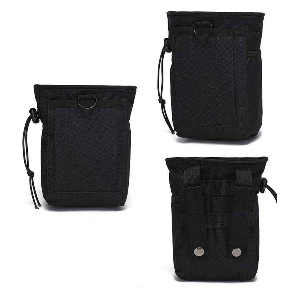 Pochette Tactique Noire Molle, Ceinture EDC, Nylon, Poche à Munitions, Neuve