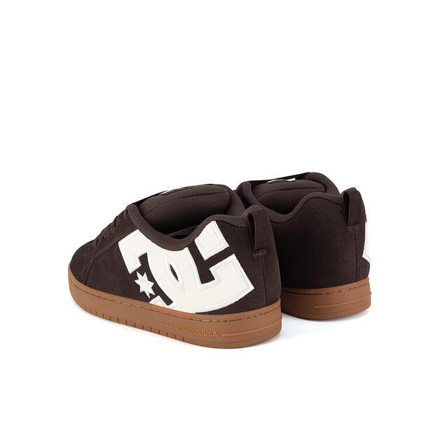 Мужские кроссовки DC Court graffik se 01665200 коричневые