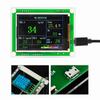 PM2.5 Meter 2.8'' Multifunctional Digital Car PM2.5 Air Quality Detector Monitor  Home Air Monitor PM2.5 Tester PM2.5 Monitor