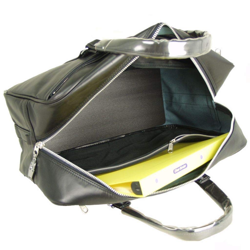 [Japanese Bag] Toyooka-made Business Bag, B4 Size, 820g, Boston Bag, Large Capacity (21L), 45cm Wide, for Banking and Business Use, Black, Made In
