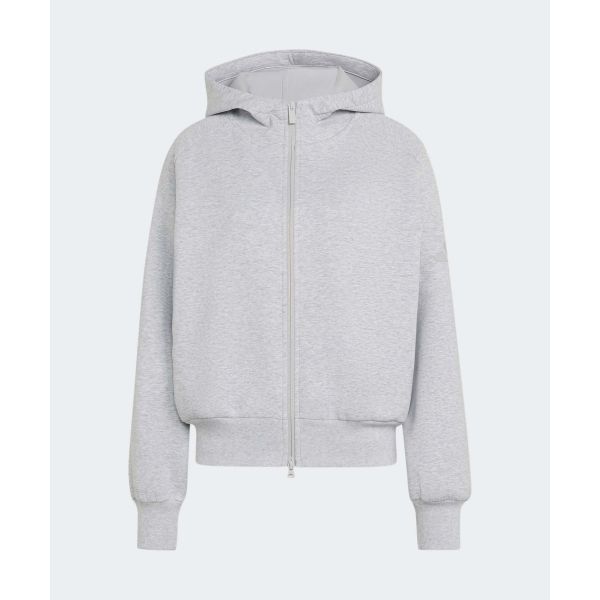 adidas Sportswear Hooded Zipper Loose Long Sleeve Sweatshirt Women Tops KR2746