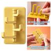 4 In 1 Rotation Creative Plastic Hook Self -stick Storage Shelf Household Bathroom Wall -mounted Plastic Hook