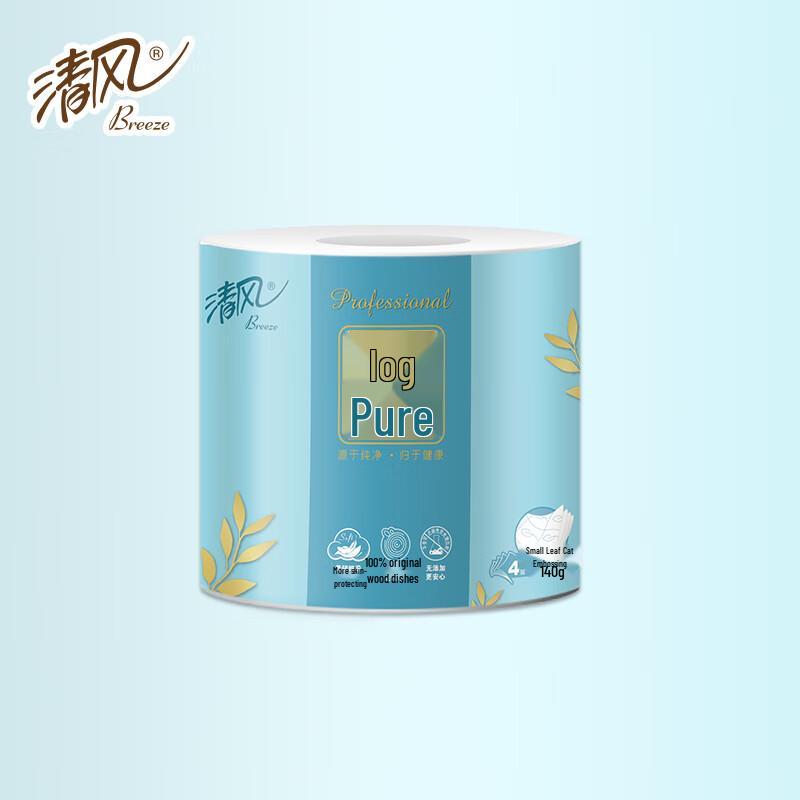 Qingfeng Pure Wood 4-Ply Toilet Paper