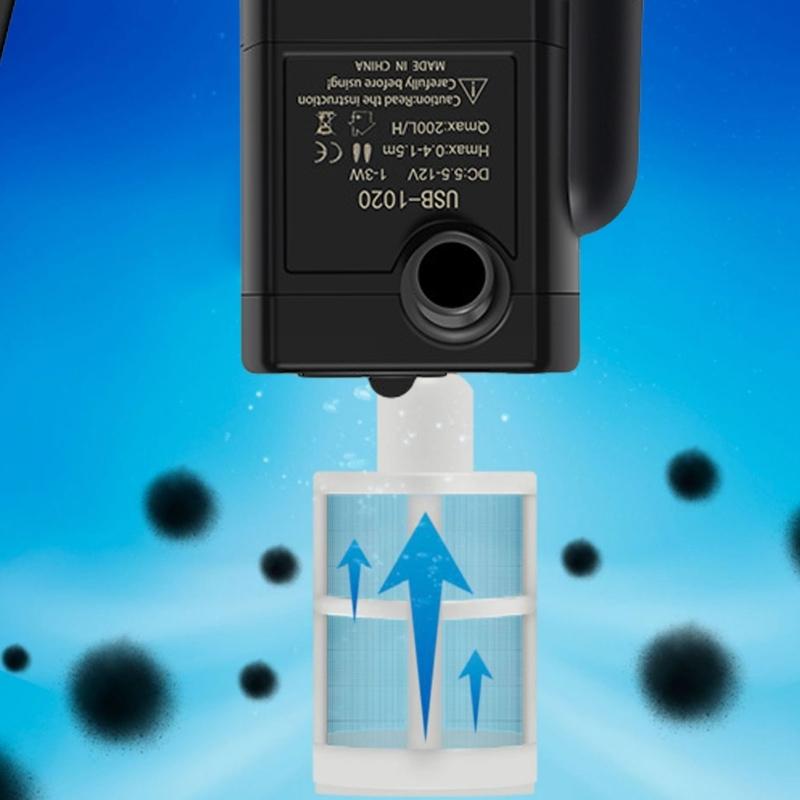 Energy Efficient Submergible Water Pump 1.5m Submergible Water Pump Waterproof Designings for Fish Tanks & Fountains