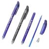 28 Teile/los Löschbaren Stift Set Waschbar Griff Blau Schwarz Tinte Schreiben Gel Stifte für Schule Büro Schreibwaren Prüfung Ersatz