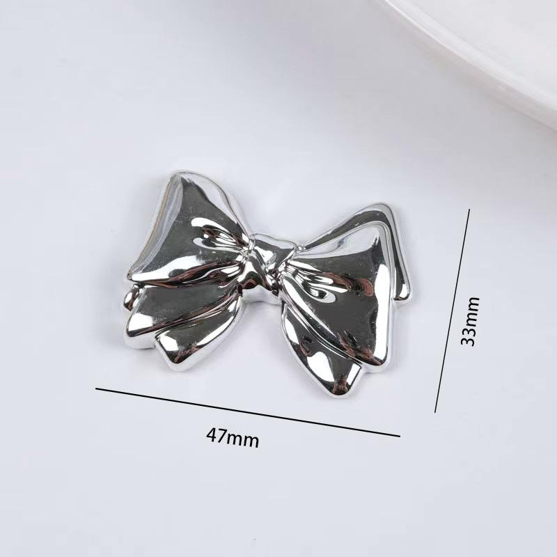 Cartoon Silver Heart-shaped Resin Diy Jewelry  Phone Cases Cups  Toothbrushes  Patches  Shoes  Hair Accessories Handcrafted Materials
