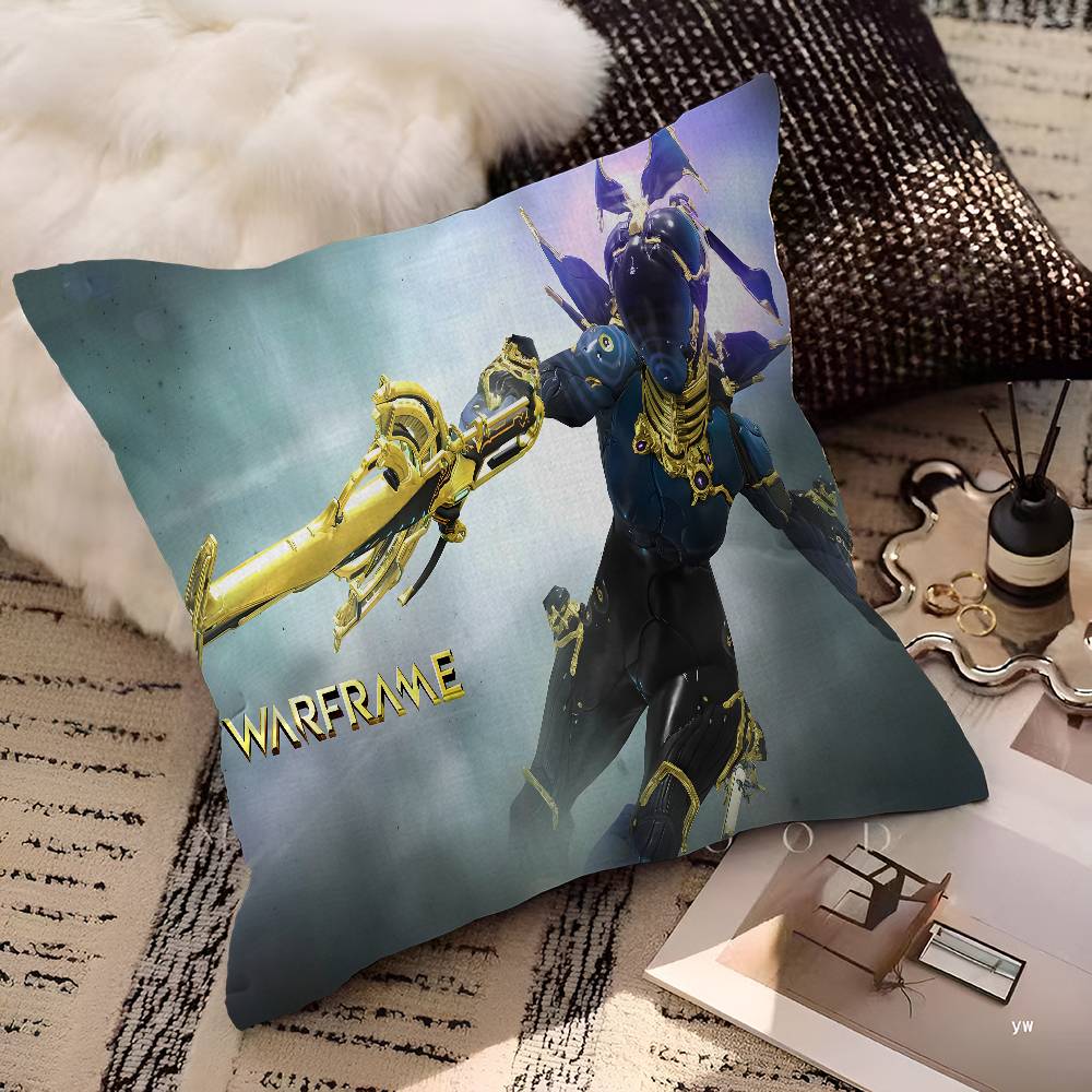 Warframes Gamer Pillow Gift Home Office Decoration Pillow Bedroom Sofa Car Cushion CoverPillow Case