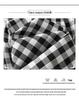Women's Short Sleeve Plaid Shirt Dress - Fashionable, Loose-Fit, Slimming Cotton and Linen Design