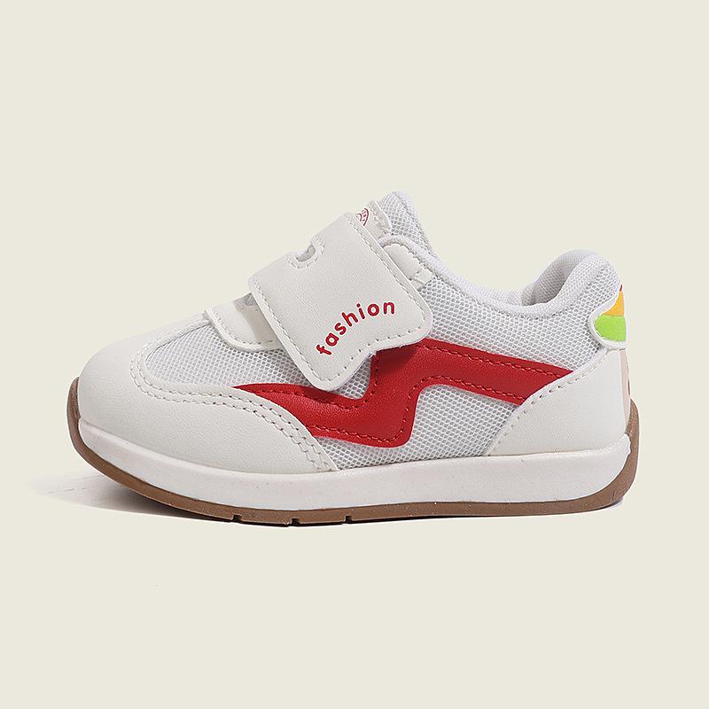 Baby Walking Shoes with Magic Tape, Soft Sole, Breathable Mesh for Spring and Autumn, Non-Slip Unisex Sneakers for Toddlers