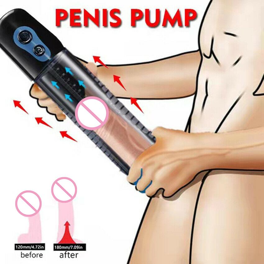 Automatic Penis Enlarger Pump Rechargeable Penis Extender Electric Vacuum Cock Pump Penile Exercise Masturbator Sex Toy for Men