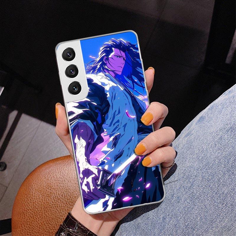 Bleach Kuchiki Byakuya Phnoe Case for Samsung Galaxy S26 S25 Edge S23 S24 Ultra S22 Plus S21 S20 FE Unique Cover Soft Coque Gala