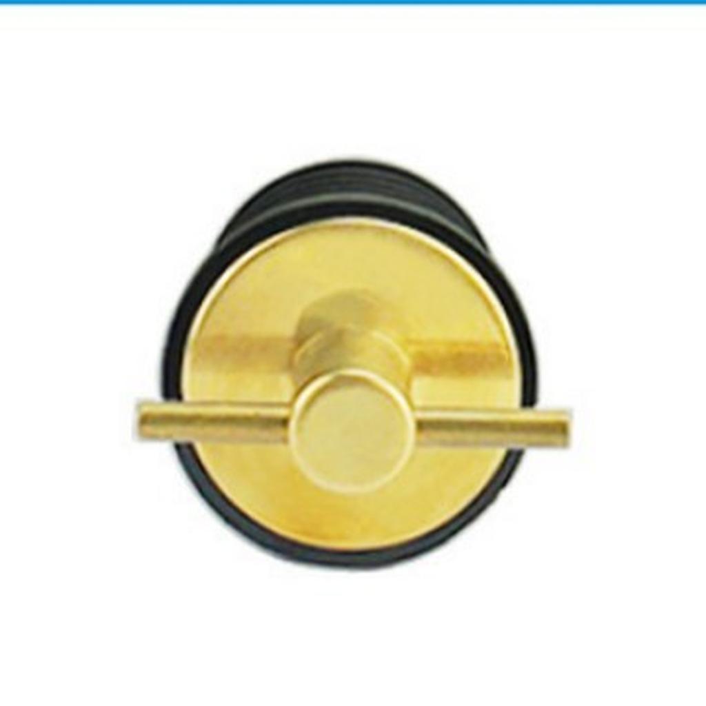 Brass + Rubber Yacht Hull/Livewell/Baitwell Plug Turn,tite Plug