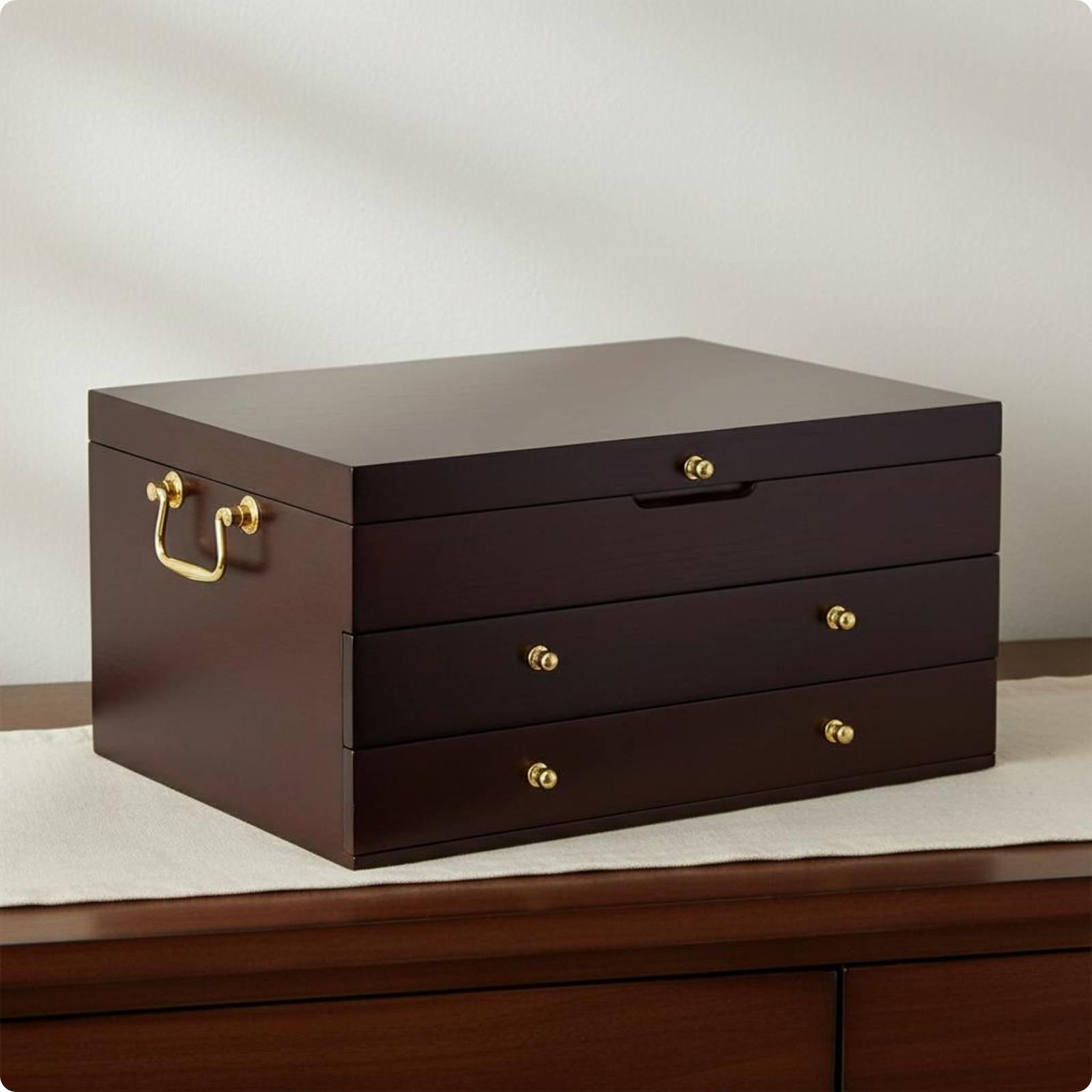 3 Layer Silverware Case Easy to