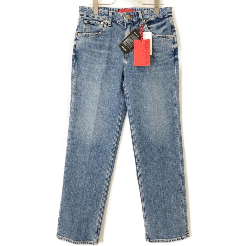 RED CARD Arrows Special Order 12W103BY Funk Cobalt Cotton Zip Fly Straight Denim Pants Bottoms 25 blueUsed