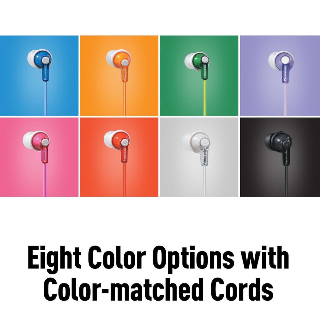 Panasonic RPHJE120V Violet In-Ear Headphones,