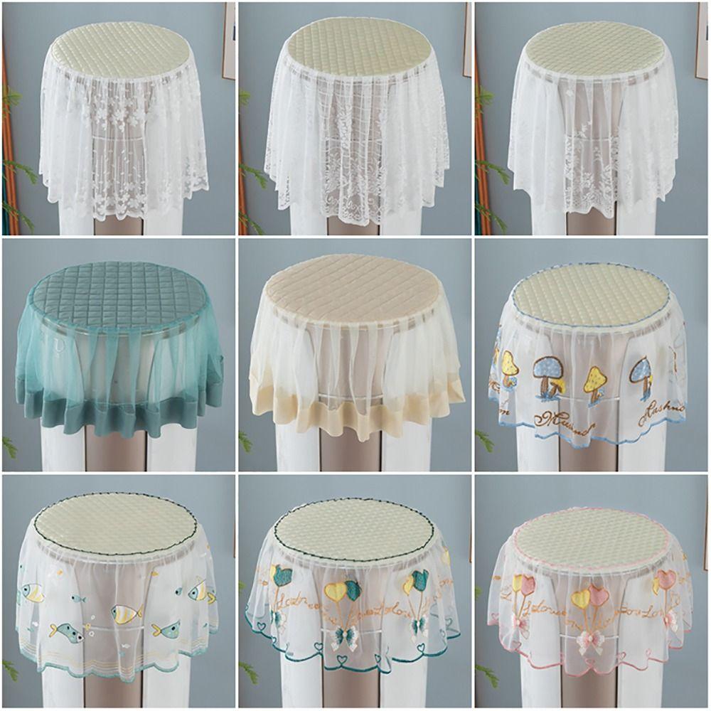 Lace+Polyester Air Conditioner Dust Cover Round Universal Anti-fouling Cover  Air Conditioner
