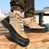 Safety Shoes Men Steel Toe Work Sneakers Anti-smashing Anti-puncture Indestructible Work Shoes Protective Safety Boots
