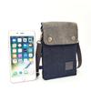 Unisex Minimalist Denim Phone Crossbody Bag - European & American Style