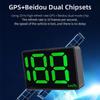 Univerzální digitální GPS tachometr pro auto HUD Head-Up Display Zobrazení rychlosti KM/H MPH Systém alarmu překročení rychlosti
