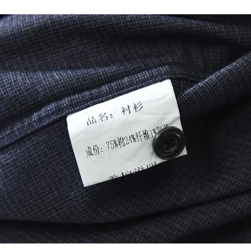Spring/Autumn Long Sleeve Shirts for Men Vintage Japanese Style Corduroy Shirt Loose Top Square Double Pocket Casual Shirts
