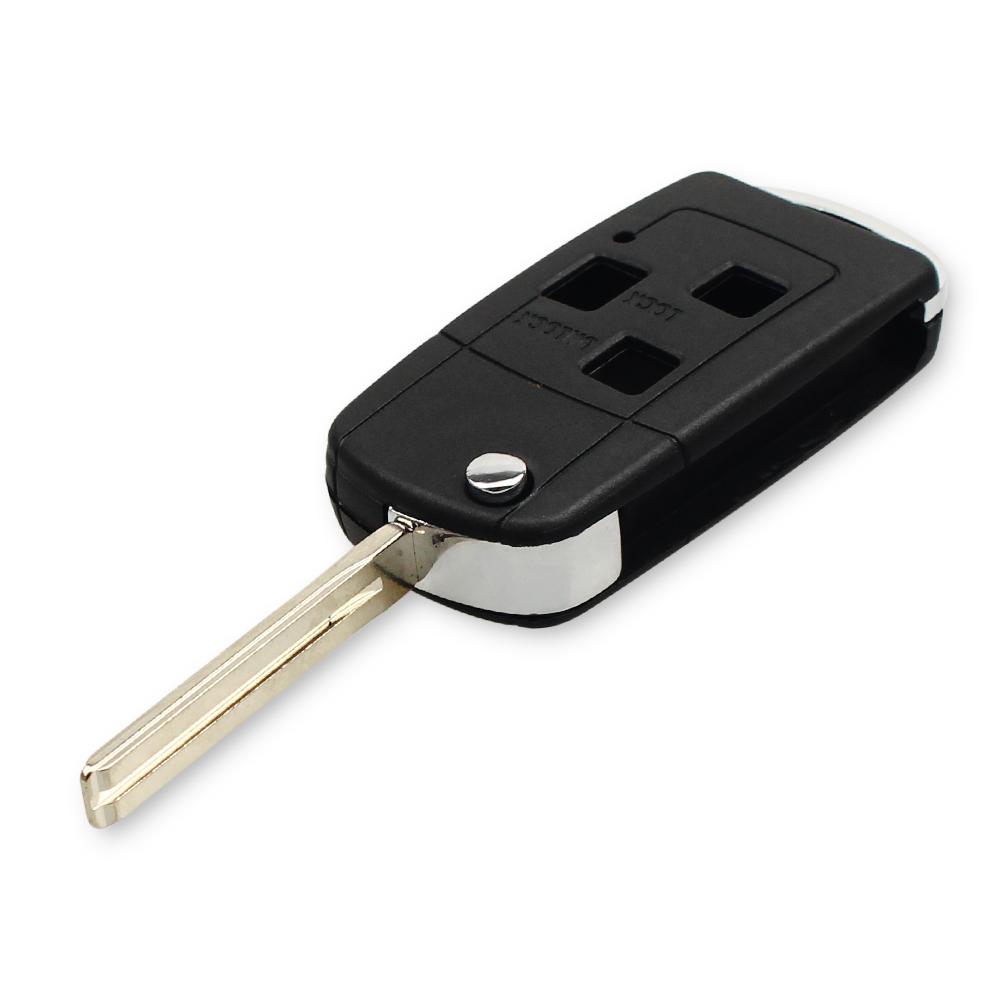 3 Buttons Modified Flip Remote Car Key Shell For Lexus Rx300 Ls400 Ls430 Es330 Sc430 Is300 Rx330 Rx350 Gs300 46Mm Blade