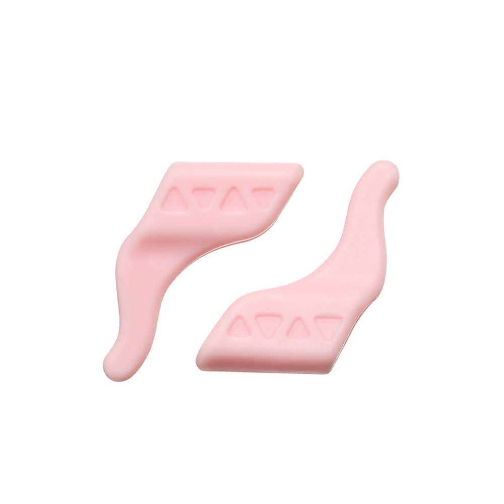 

1 пара Силиконовый Противоскользящий Держатель для Очков Аксессуары Заушный Крючок Спортивные Заушники для Очков Заглушки розовый