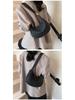 Korean Style Women's Versatile Half-Moon Crossbody Saddle Bag - 2025 Casual Fashion Crescent