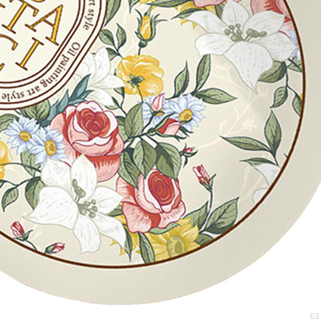 Bath Mat Bathroom Rug Nonslip Rubber Backed Oval Quick Drying Floral Shower