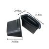 Vesul Black Front Row Door Side Storage Box Handle Armrest Phone Container for Volvo