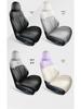 Galaxy E8 Universal Full Leather Car Seat Cushion - New Model for Special Cars, Five-Seat, Four Seasons.
