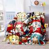 Die 3D-gedruckte "Sword Art Online" Flanelldecke ist warm, bequem und weich, geeignet für den Einsatz in Schlafzimmern, Betten, Sofas, 001