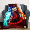 1Pc Sonic Vs Shadow Battle Blanket For Couch Bed Plush Cozy Fuzzy Blanket Super Soft Warm Blankets For Fall And Winter 0918238