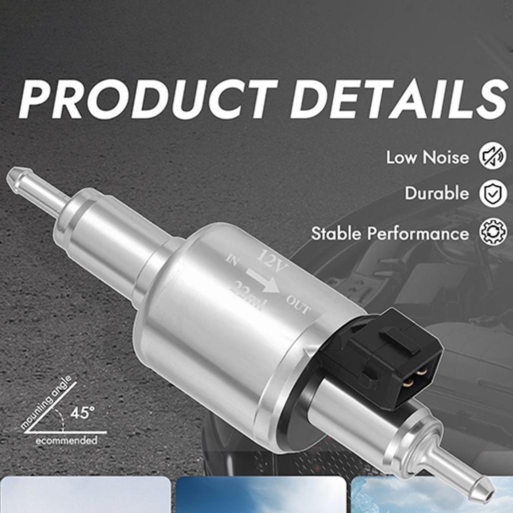 Car Pulse Metering Pump 12V Automotive Replacement Part Parking Air Heater Oil Pump For Truck Rv Vehicle Auto Engineering
