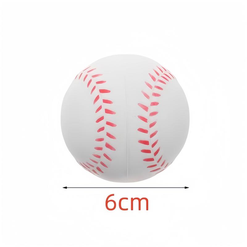 2pcs PU Baseball Soft Sponge Ball Toy Outdoor Sport Practice Trainning Base Ball Kids Decompression Indoor Outdoor Toy Ball