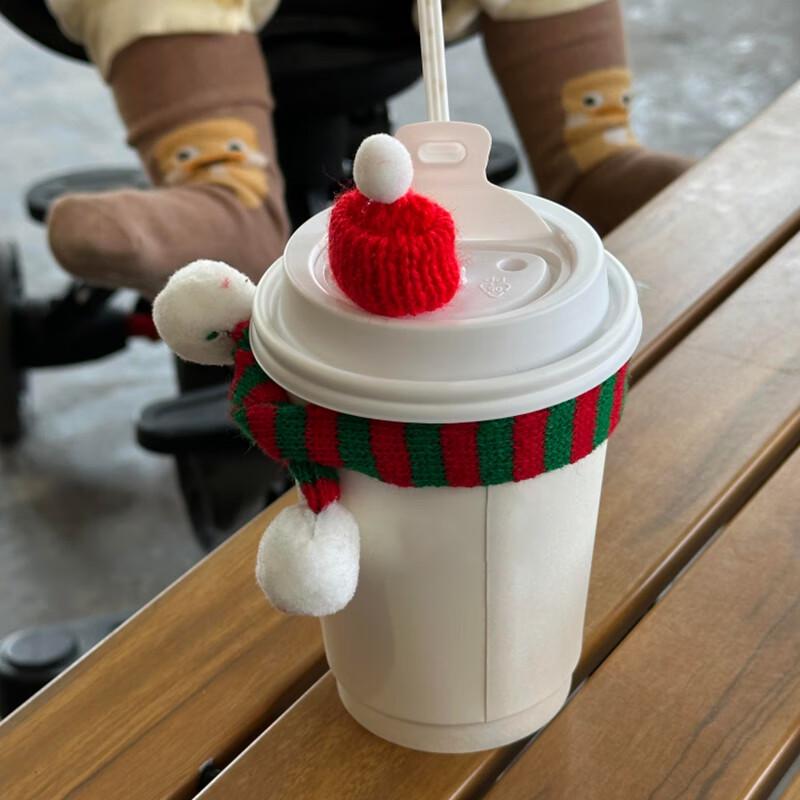 

Mini Christmas Hat & Scarf Coffee Cup Decor Sets
