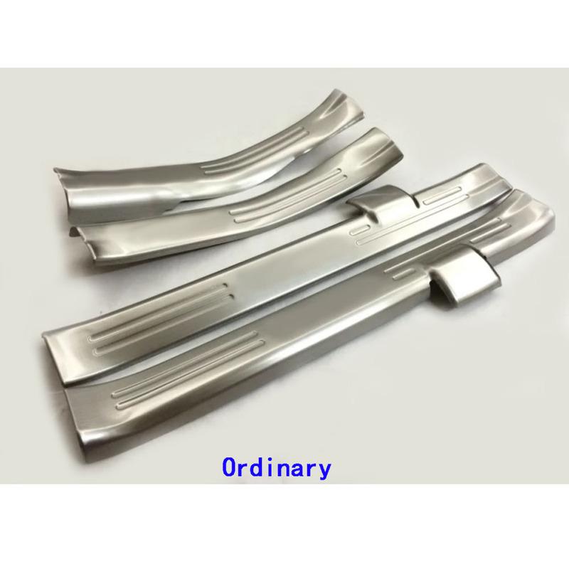 For Suzuki Vitara 2016 2017 2018   Car Stainless Steel Pedal Door Sill Scuff Plate Inner Threshold Bumper Part 4PCs