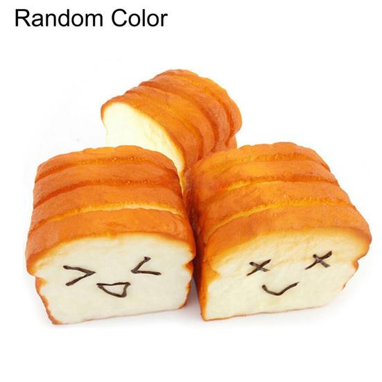 Toast Bread Squishy Expression Card Cellphone Holder Hand Pillow Stress Reliever