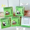 Modischer Chinesischer Stil Mini Schreibtisch Papierkalender Jahresnotizbuch Planer Zeitplaner Multifunktions Agenda Organizer Heimdekoration
