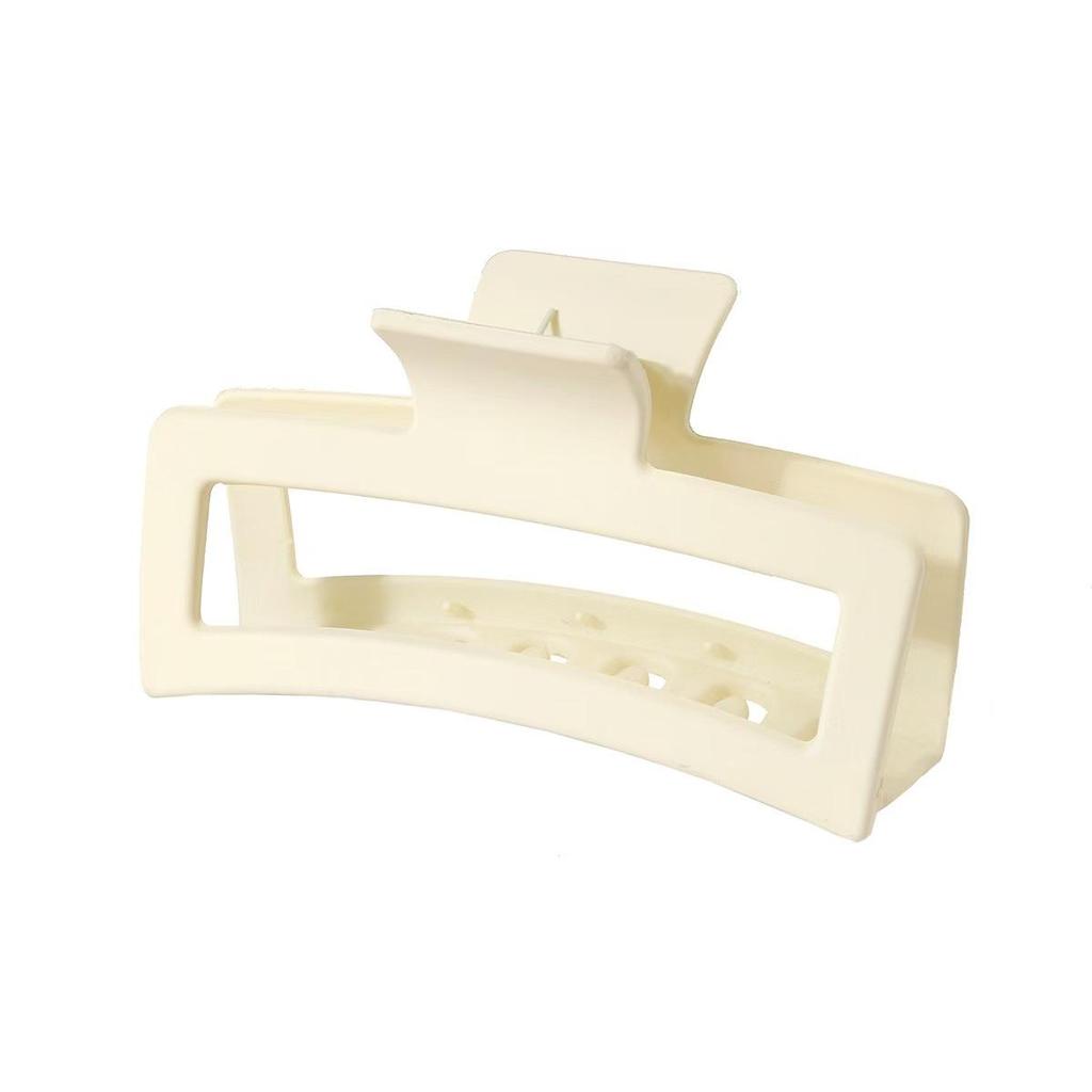 8.5CM x 10.5CM Rectangular Matte PS Hair Clip - Simple Shark Hair Accessory
