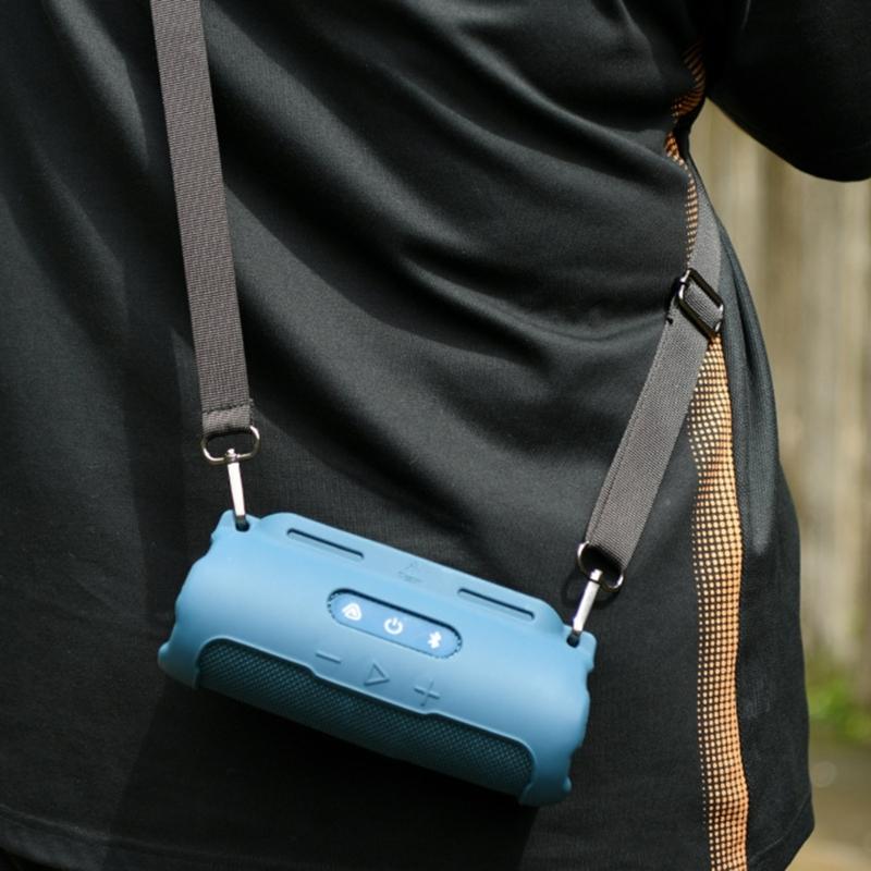 Speaker Guard Case With Detachable Carrying Strap Enhances Drop Resistance Precise Openings for Flip 7