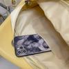 2025 Cute Transparent Canvas Itabag Fashion Girls One Shoulder Bag Student Personality Crossbody Bag With Badge Doll Ita Bag
