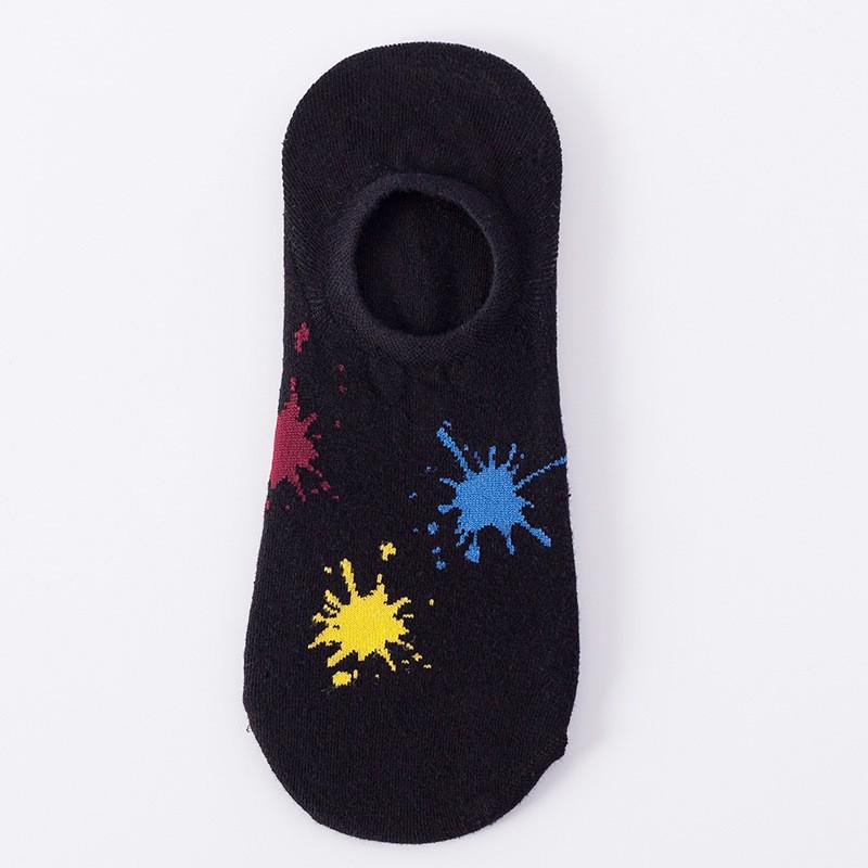 Invisible No-Show Socks Men Women Cotton Blend Low-Cut Anti-Slip Short Breathable Comfort Fit